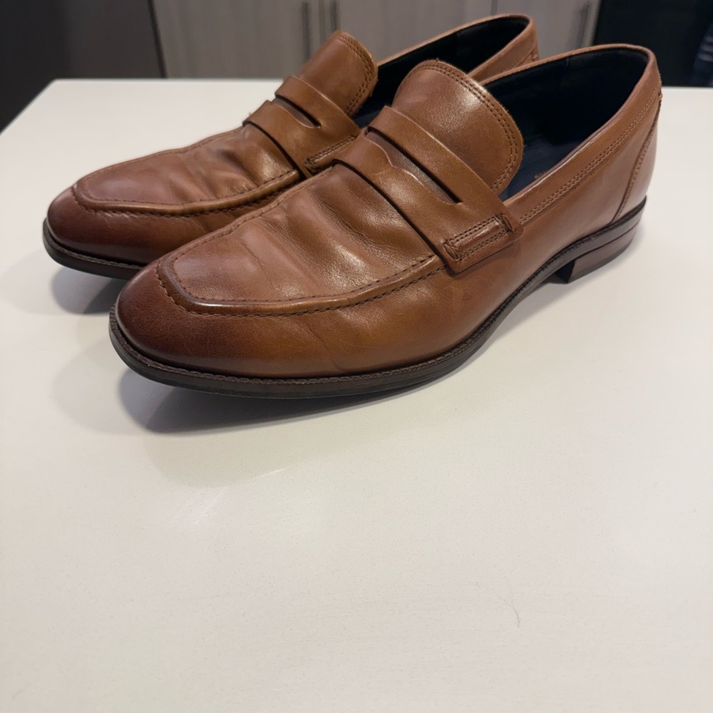 Cole Haan Tan Leather Loafers